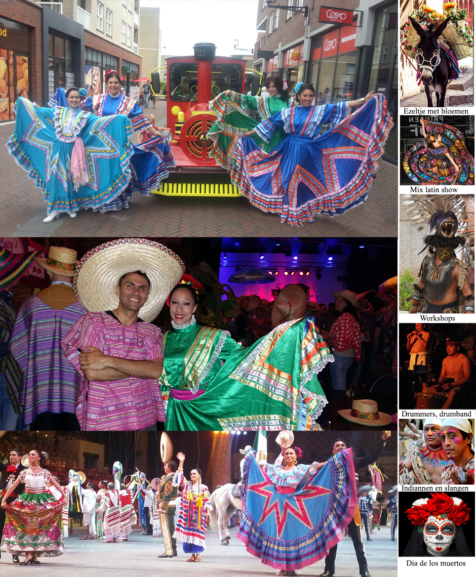 Mexicaanse live muziek en dans